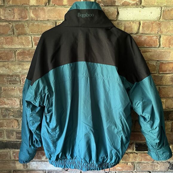 Vintage Columbia Bugaboo Jacket Women L Blue Black Colorblock 90s 2-In-1 - Picture 2 of 16